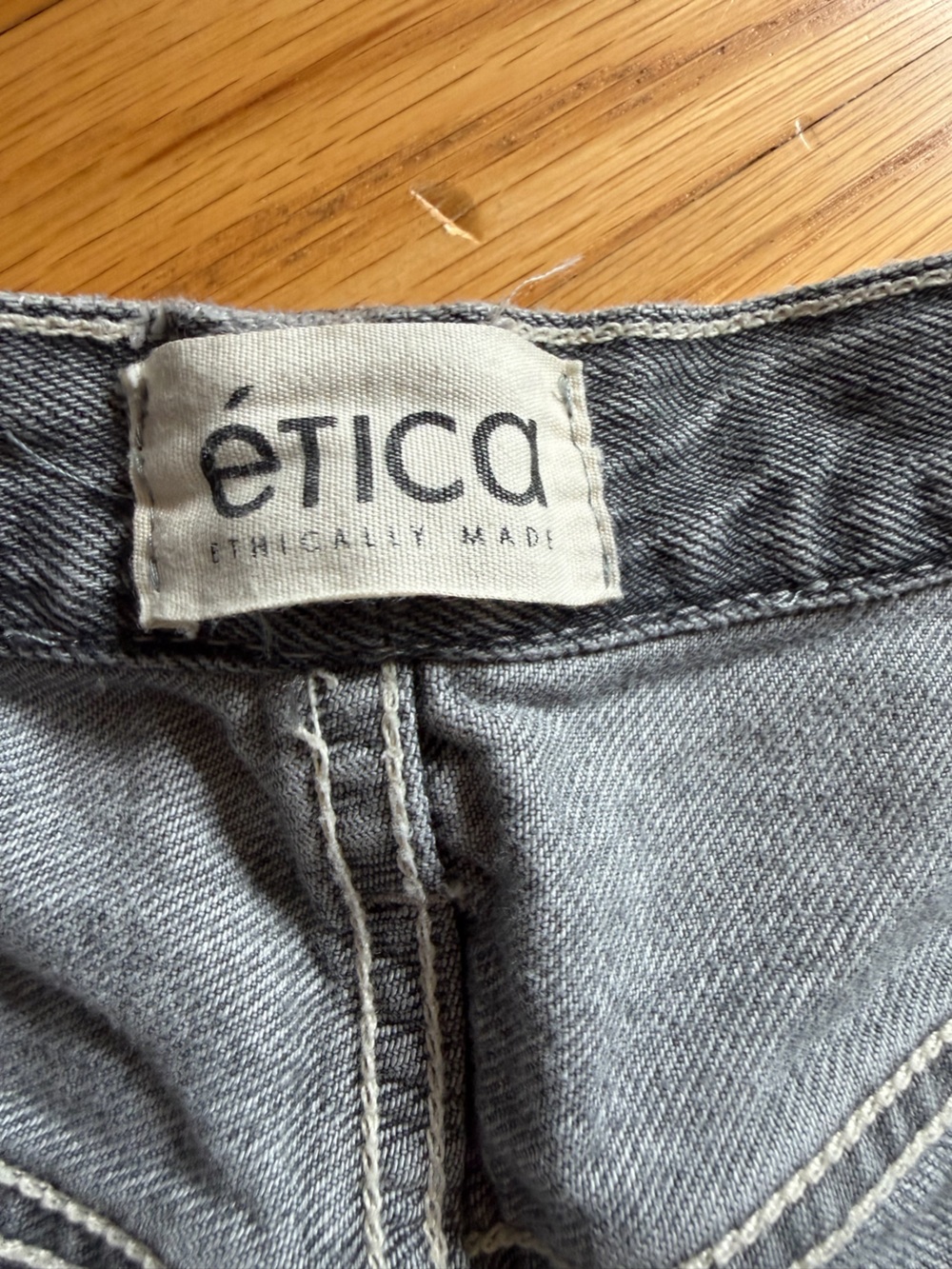 ETICA Haven Relaxed Cutoff Denim Shorts - Picture 8 of 9